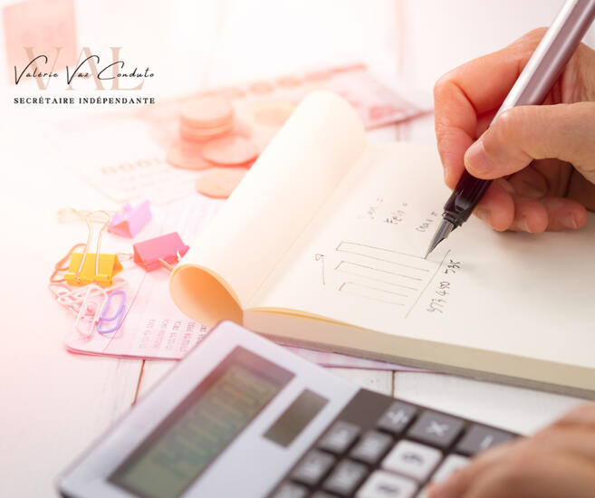 Secrétaire indépendante réalisant le rapprochement bancaire, classant et transmettant les documents au cabinet comptable pour une entreprise en Seine-et-Marne (77)